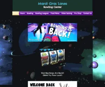 Mardigrasbowl.com(Mardi Gras Lanes) Screenshot