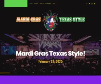 Mardigrasdfw.com(Mardi Gras DFW) Screenshot