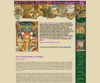 Mardigrasguide.com(Arthur Hardy's Mardi Gras Guide) Screenshot