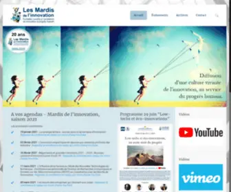 Mardis-Innovation.fr(Les Mardis de l'Innovation) Screenshot