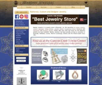 Mardonjewelers.com(Mardon Jewelers) Screenshot