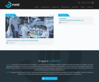 Mare-Centre.pt(Centro de Ciências do Mar e do Ambiente) Screenshot