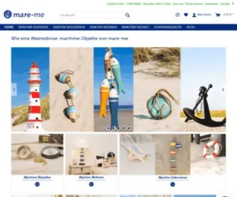 Mare-ME.de(Maritime Dekoration & Geschenke) Screenshot