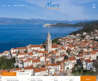 Mare-VRbnik.com(Private accommodation on the island of Krk) Screenshot