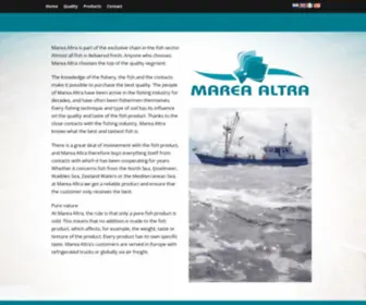 Mareaaltra.com(Marea Altra) Screenshot