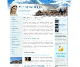 Marededeudemedjugorje.org(Mare de Déu de Medjugorje) Screenshot
