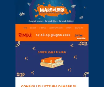 Maredilibri.it(Festival dei Ragazzi che leggono) Screenshot