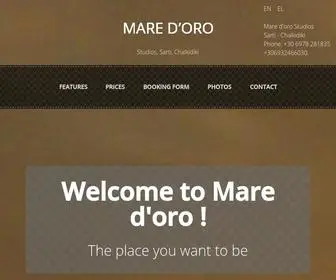 Maredoro.gr(Mare d'oro) Screenshot