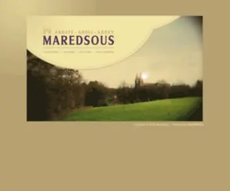 Maredsous.be(Abbaye de Maredsous) Screenshot