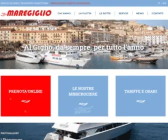 Maregiglio.it(Traghetti Isola del GIglio e Traghetti Isola di Giannutri) Screenshot