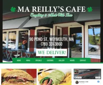 Mareillys.com(Ma Reilly's Cafe) Screenshot