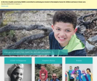 Mareinc.org(Massachusetts Adoption Resource Exchange) Screenshot