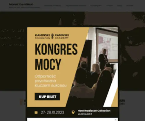 Marekkaminski.com(Marek Kamiński) Screenshot