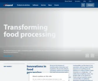 Marel.com(Food processing solutions) Screenshot