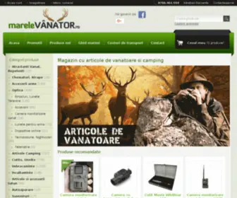 Marelevanator.ro(Magazin de vanatoare) Screenshot