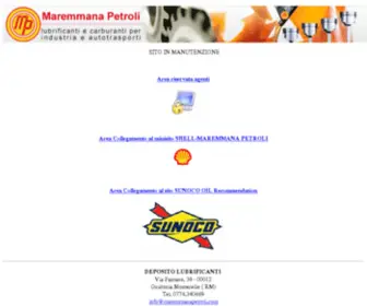 Maremmanapetroli.com(Maremmana Petroli) Screenshot