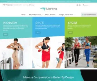 Marenagroup.com(Post Surgical Compression Garments) Screenshot