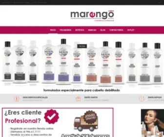 Marengocosmetica.es(Cosmética Profesional) Screenshot