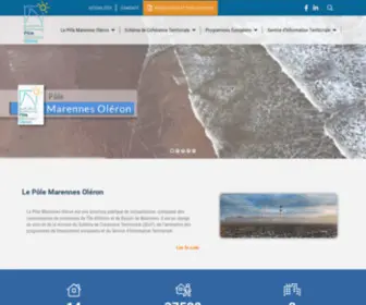Marennes-Oleron.com(PETR Pole Marennes Oléron) Screenshot