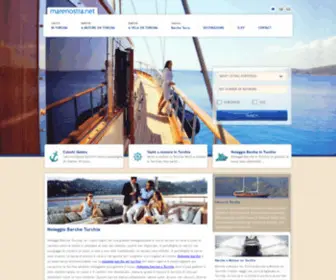 Marenostra.net(Noleggio caicco en Turchia) Screenshot