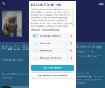 Maresi-Strommer.com(Homepage von Maria Theresia Strommer) Screenshot