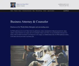 Mareslawfirm.com(Fort Worth Business Attorney) Screenshot