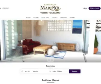 Maresolvieste.it(Residence Maresol) Screenshot