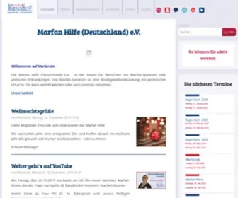 Marfan.de(Marfan Hilfe MFS) Screenshot