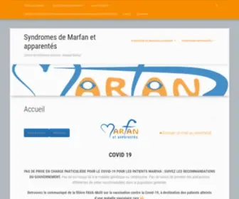 Marfan.fr(Syndromes de Marfan et apparentés) Screenshot