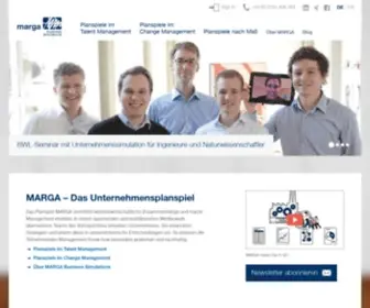 Marga.de(Das Unternehmensplanspiel der MARGA Business Simulations) Screenshot