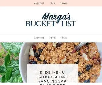 Margaapsari.com(Blog Kuliner & Perjalanan Marga) Screenshot