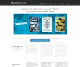 Margaretatwood.ca(Margaret Atwood) Screenshot