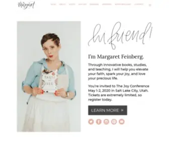 Margaretfeinberg.com(Margaret Feinberg) Screenshot