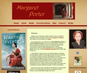 Margaretporter.com(Author Margaret Porter) Screenshot