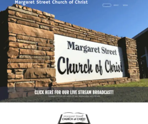 Margaretstreetchurchofchrist.org(Margaretstreetchurchofchrist) Screenshot