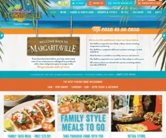Margaritavillepigeonforge.com(Margaritaville Pigeon Forge Restaurant) Screenshot