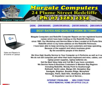 Margatecomputers.com.au(MARGATE COMPUTERS REDCLIFFE PC EXPERT REPAIR SERVICES) Screenshot