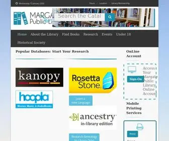 Margatelibrary.org(Margate City Public Library) Screenshot