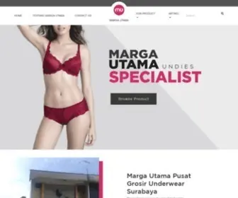 Margautamaunderwear.com(Marga Utama Pusat Grosir Underwear Surabaya) Screenshot