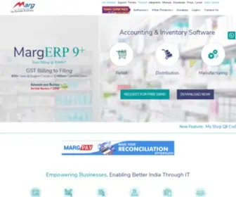 Margcompusoft.com(Marg ERP) Screenshot