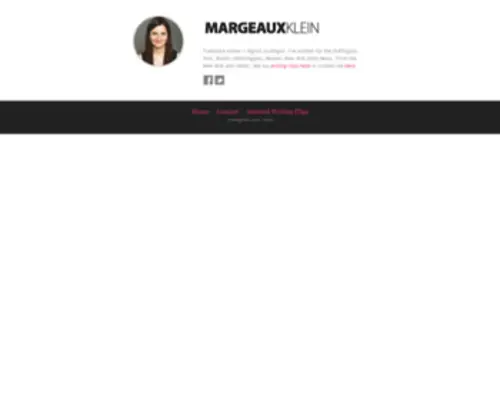 MargeauxKlein.com(Margeaux Baulch Klein) Screenshot