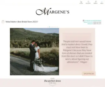 Margenes-Bridal.com(Margene's Bridal) Screenshot