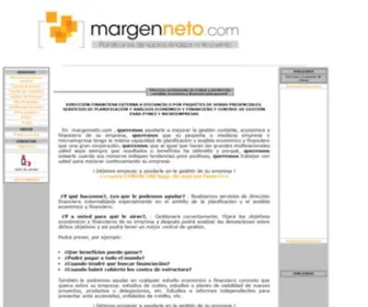 Margenneto.com(# Dirección financiera externa) Screenshot