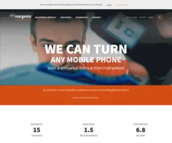 Margento.com(Margento mobile transaction technology) Screenshot