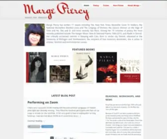 Margepiercy.com(Marge Piercy) Screenshot