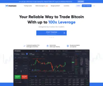 Margex.com(Bitcoin With up to 100x Leverage) Screenshot