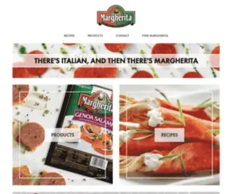 Margheritameats.com(Margherita®) Screenshot