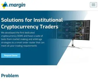 Margin.io(Institutional Cryptocurrency Trading Terminal) Screenshot