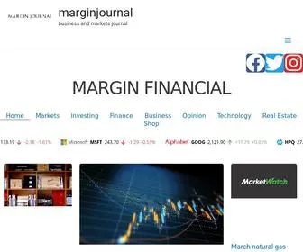 Marginjournal.com(Business and markets journal) Screenshot