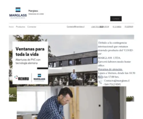 Marglass.cl(Ventanas) Screenshot